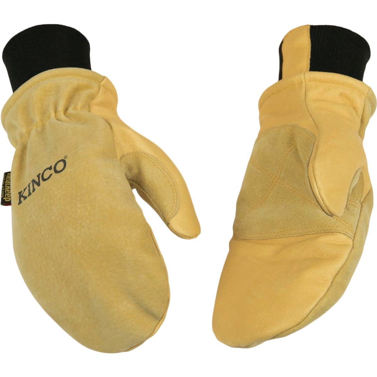 Kinco Men's Small Premium Pigskin Thermal Insulated Mitten Image 1