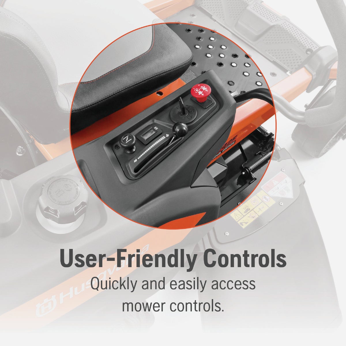 Husqvarna Z242F Special Edition 42 In. 21.5HP V-Twin Zero-Turn Riding Lawn Mower Image 6