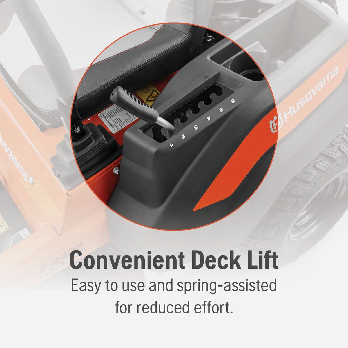 Husqvarna Z242F Special Edition 42 In. 21.5HP V-Twin Zero-Turn Riding Lawn Mower Image 5