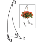 Best Garden 40 In. H. Black Steel Plant Hanger Stand Image 1