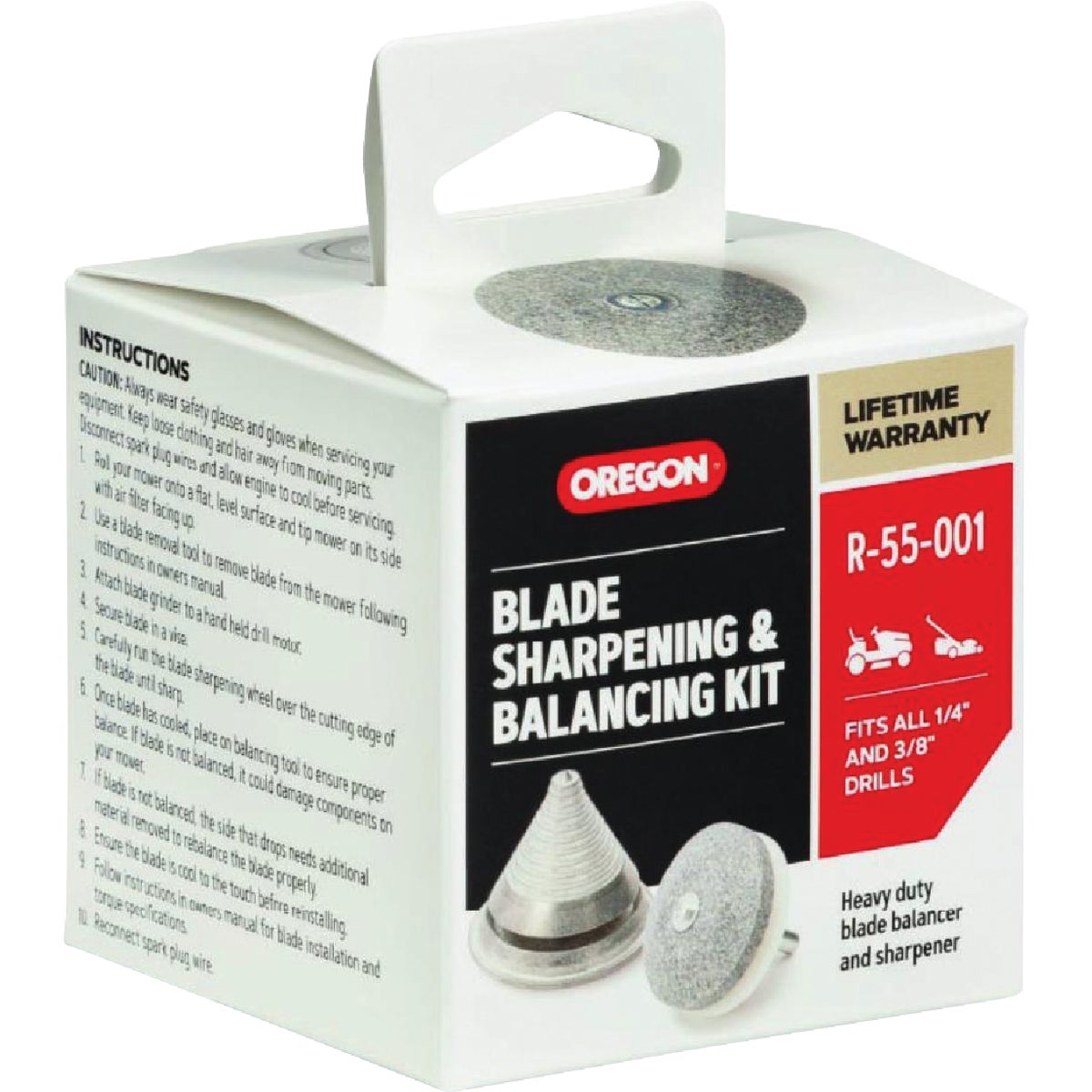 Oregon Lawn Mower Blade Sharpening & Balancing Kit Image 4