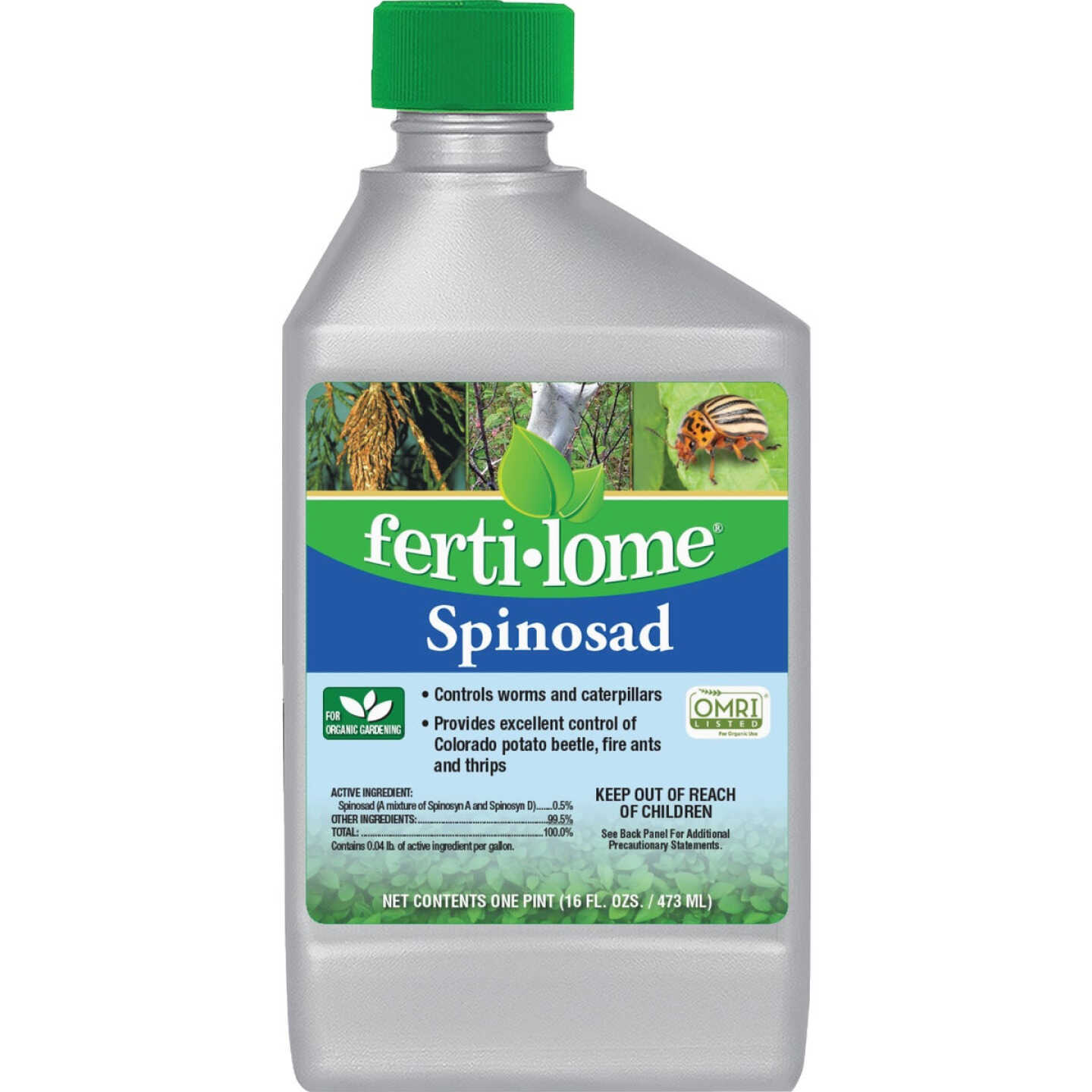 Ferti-lome 16 Oz. Concentrate Spinosad Worm & Caterpillar Killer Image 1