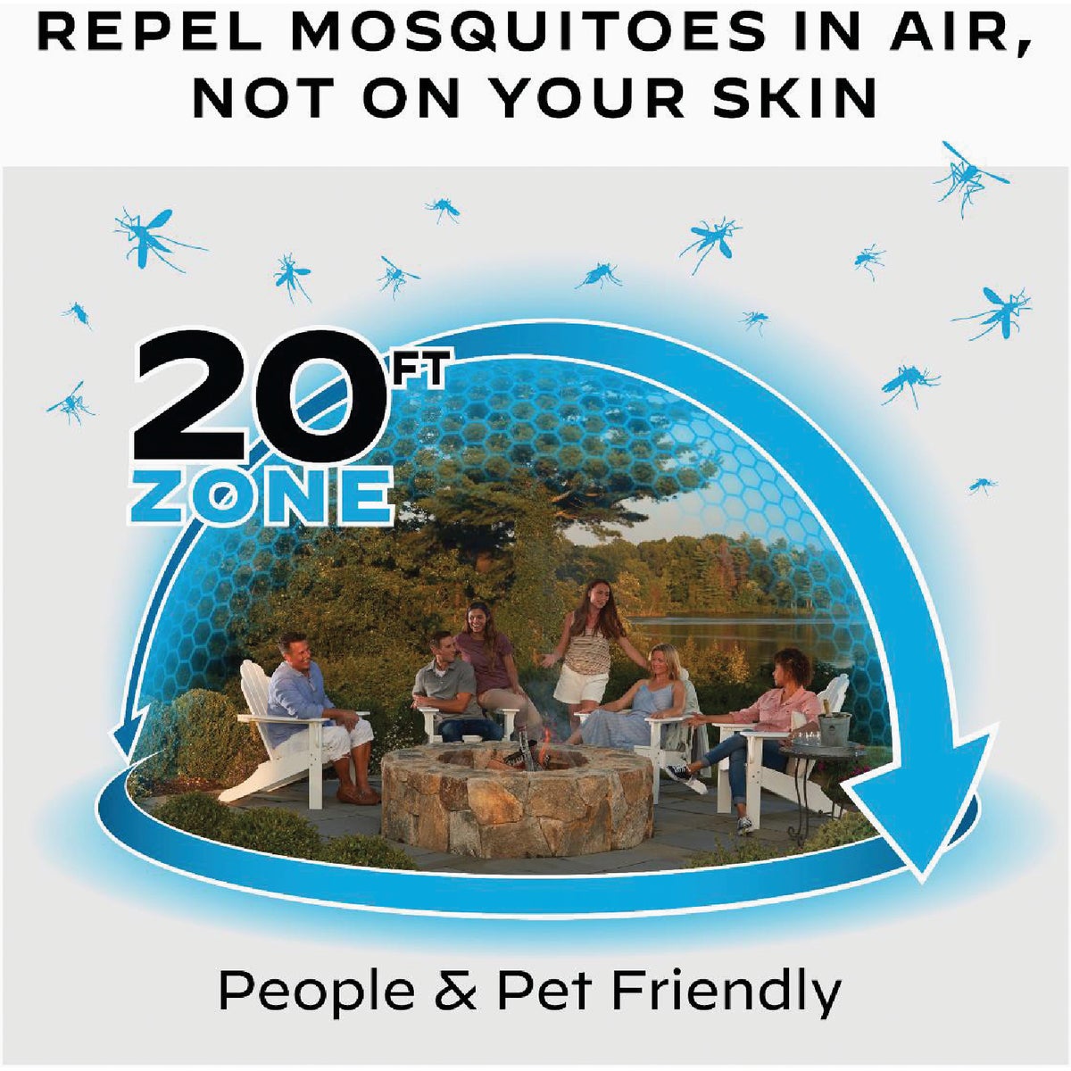 Thermacell 9 Hr. Black Lighted Rechargeable Mosquito Repeller Image 2