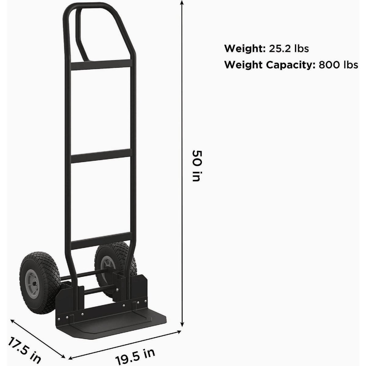 COSCO Load Assist 800 Lb. P-Handle Hand Truck Image 2