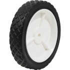 Arnold 8 In. Diamond Tread Offset Hub Wheel Image 1