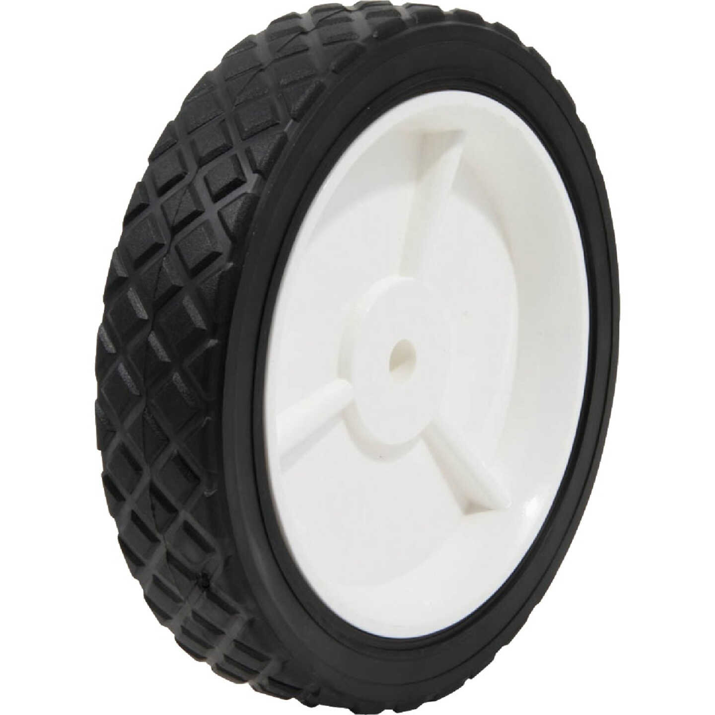 Arnold 8 In. Diamond Tread Offset Hub Wheel Image 1