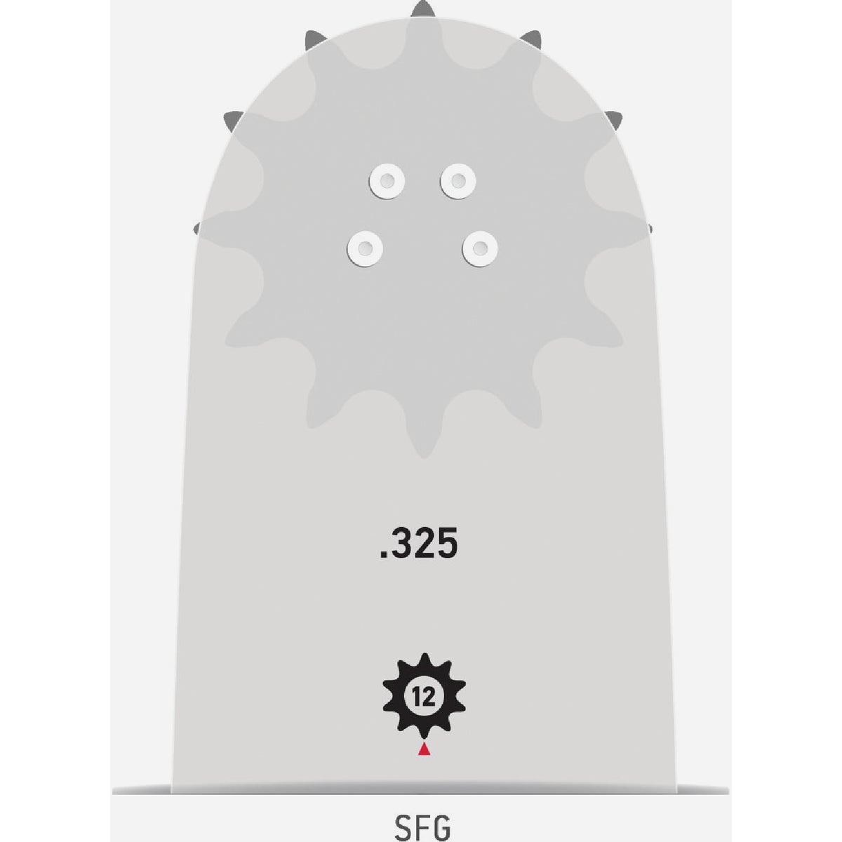Oregon AdvanceCut 18 In. 74 Drive Links Bar & L74 Chain Replacement Combo Image 3