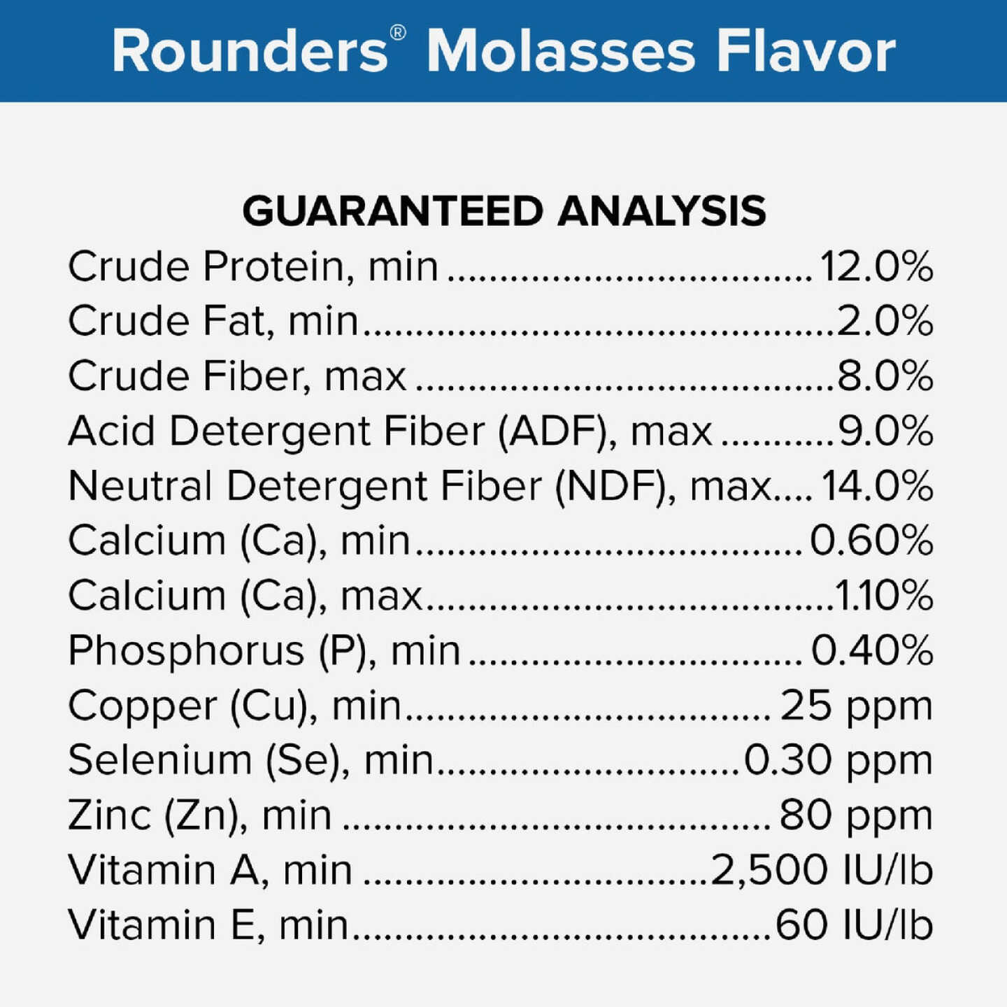 Kent Rounders 30 Oz. Molasses Horse Treats Image 4