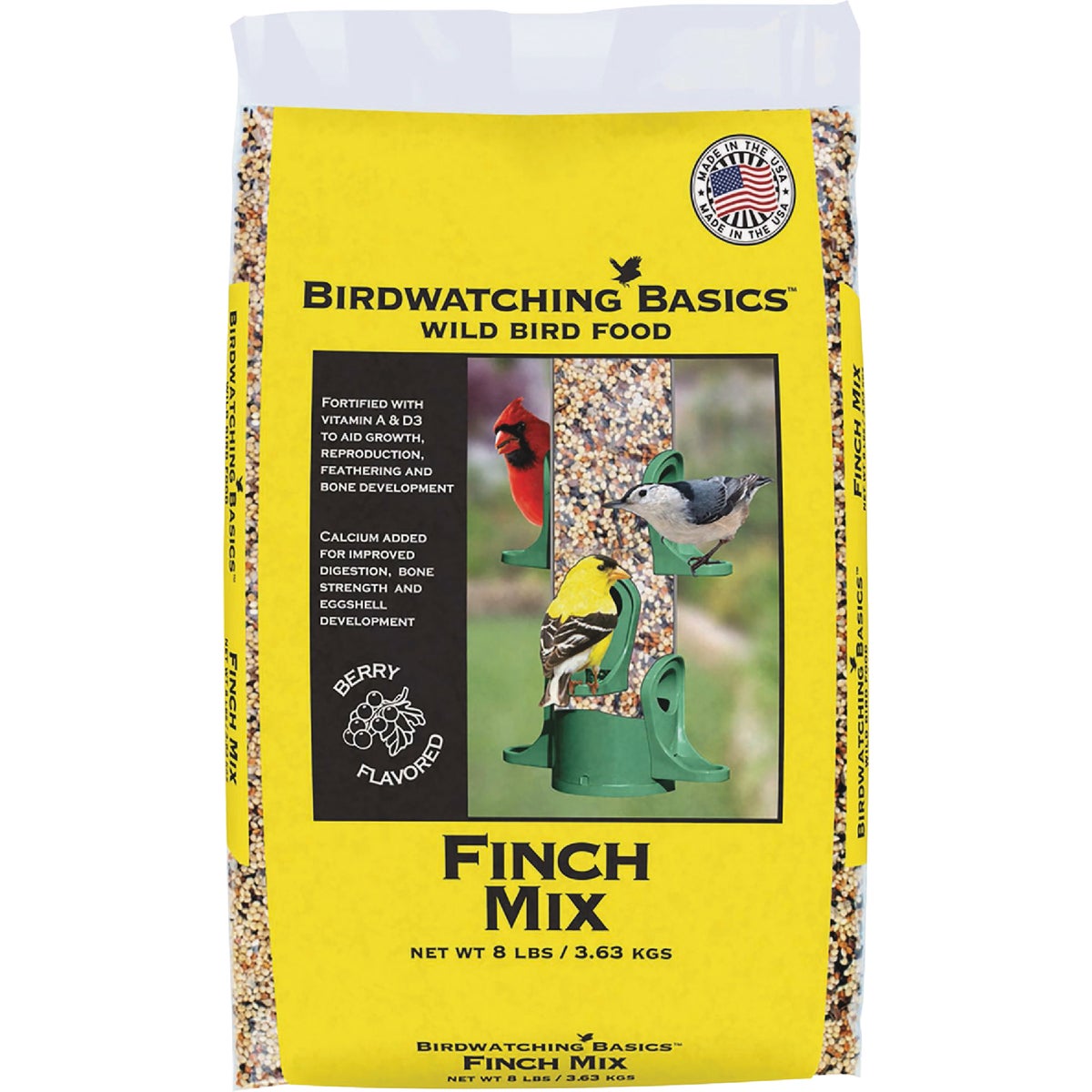 Birdwatching Basics 8 Lb. Finch Mix Wild Bird Food