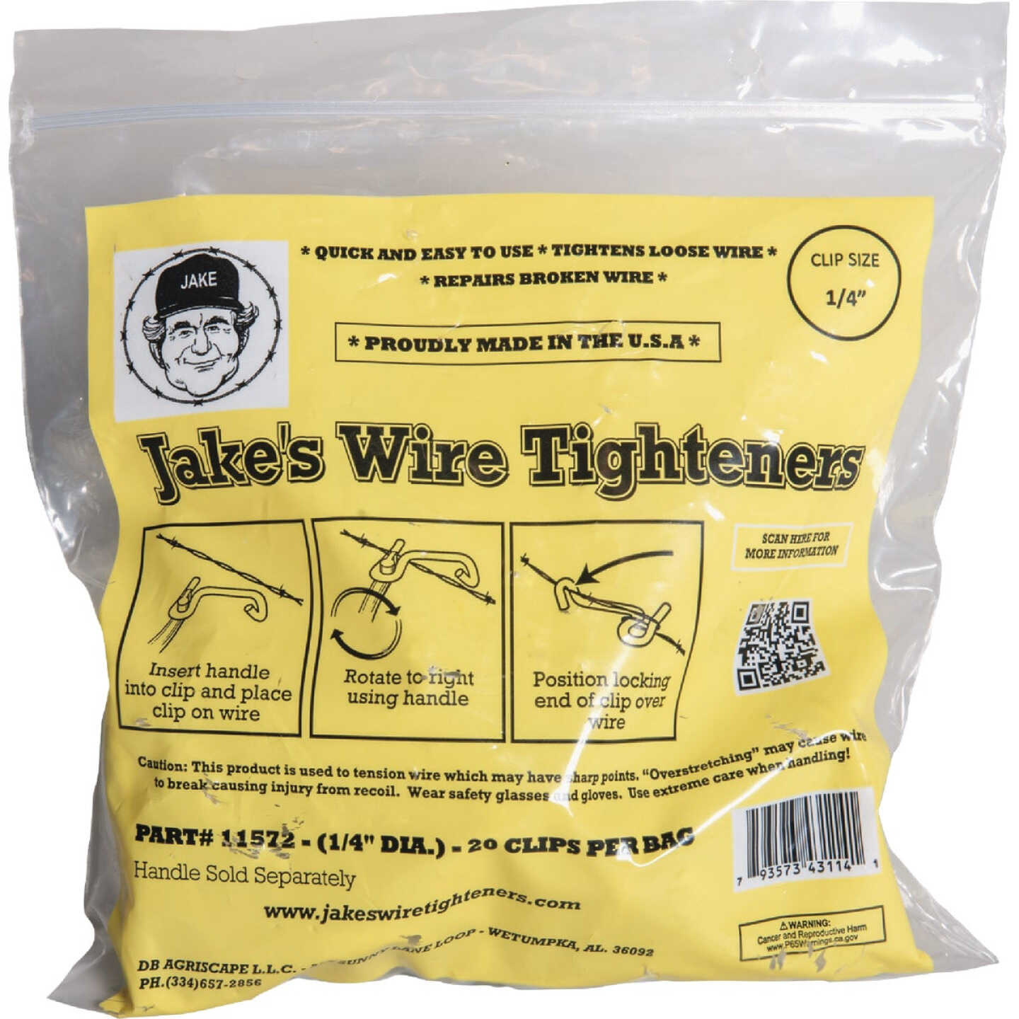 Jake's 1/4 In. Dia. Wire Tighteners (20-Count) Image 2