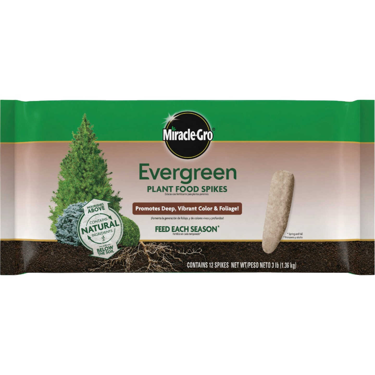 Miracle-Gro Evergreen Plant Food Spikes (12-Pack) Image 1