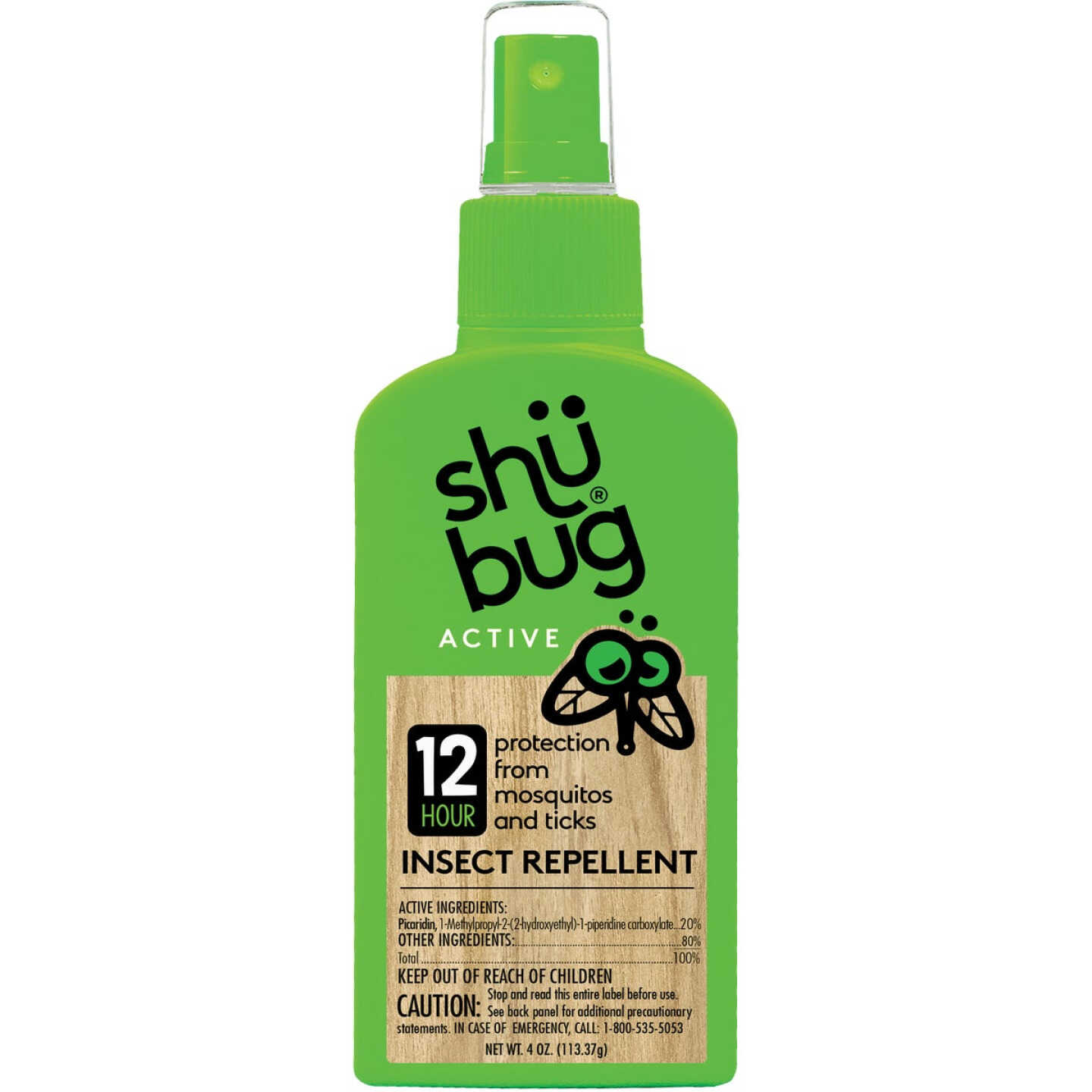 Shubug Active 4 Oz. Pump Spray Insect Repellent Image 1