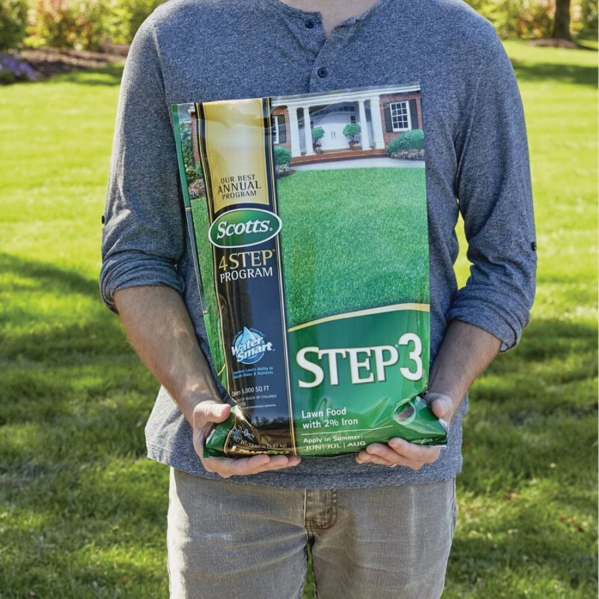 Scotts 4 Step Program Step 3 37.70 Lb. 15,000 Sq. Ft. Lawn Fertilizer with 2% Iron Image 6