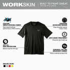 Milwaukee WorkSkin Men's Large Black Short Sleeve Lightweight Performance Shirt Image 2