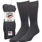 Railroad Sock King Size Black Crew Sock (2-Pack) Image 2