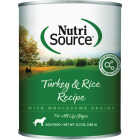 NutriSource 12.3 Oz. Turkey & Rice Recipe Wet Dog Food Image 1