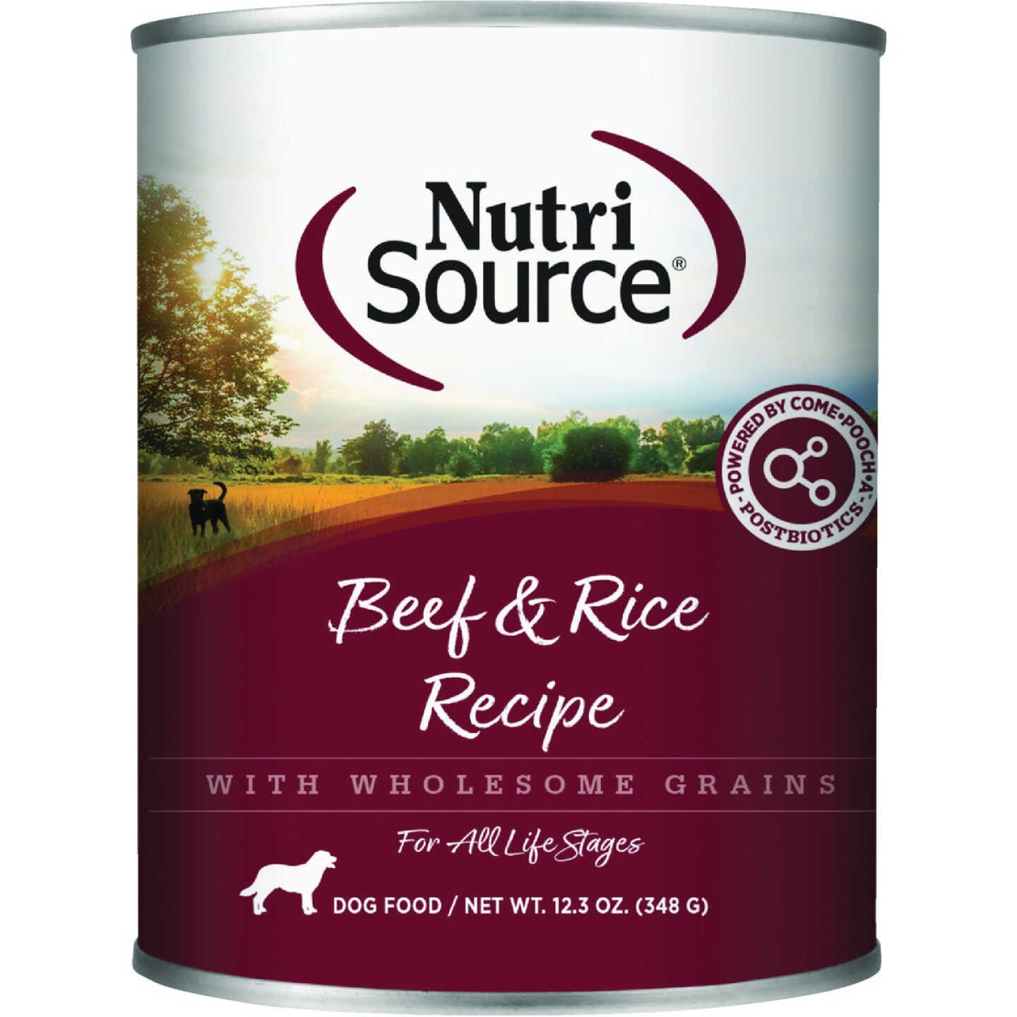 NutriSource 12.3 Oz. Turkey & Rice Recipe Wet Dog Food Image 1