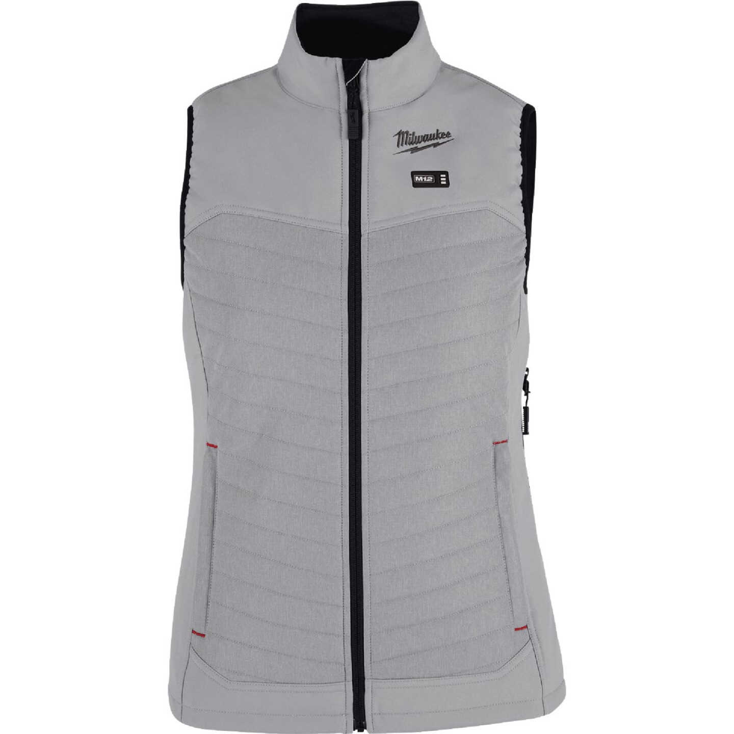 Milwaukee M12 AXIS Women's Gray Cordless Heated Vest, XL Image 1