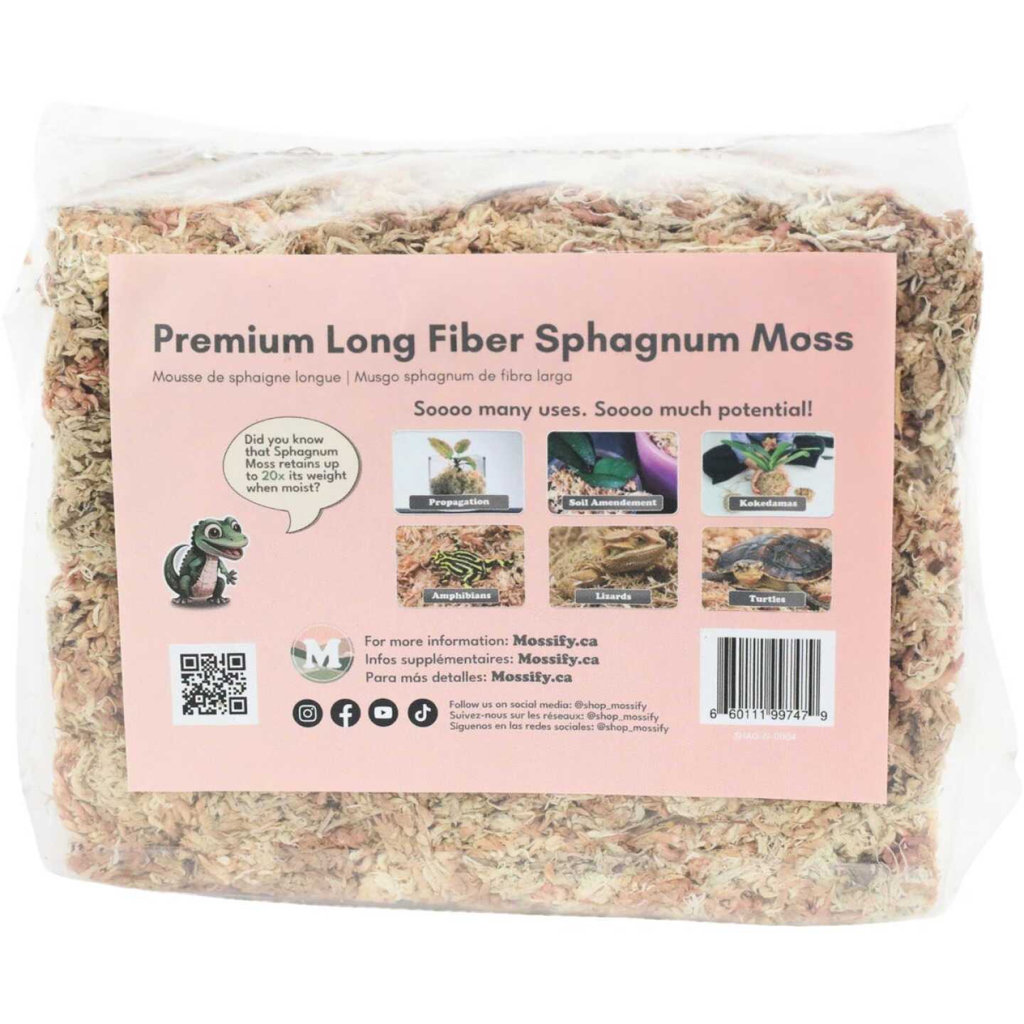Mossify 1.8 Oz. Premium Natural Sphagnum Moss Image 3
