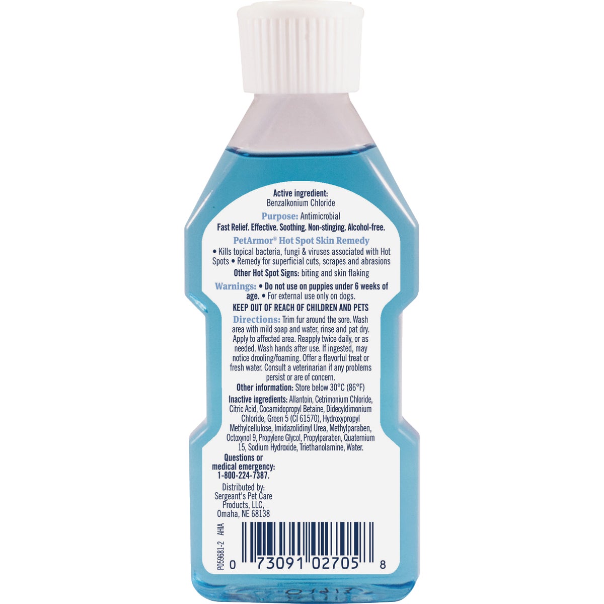 PetArmor Hot Spot 4 Oz. Skin Remedy for Dogs Image 2