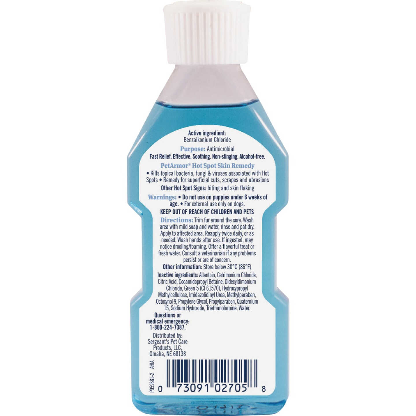 PetArmor Hot Spot 4 Oz. Skin Remedy for Dogs Image 2