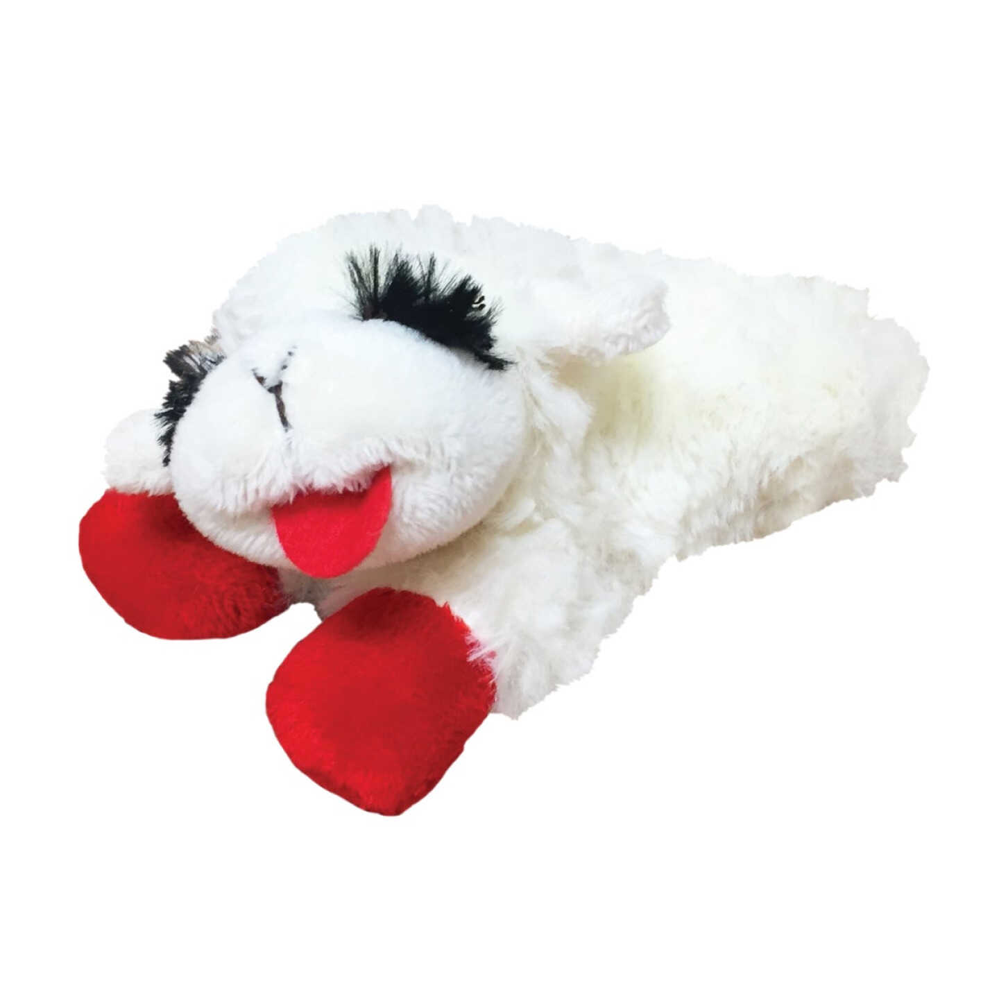 Multipet 6 In. Plush Lamb Chop Dog Toy Image 1