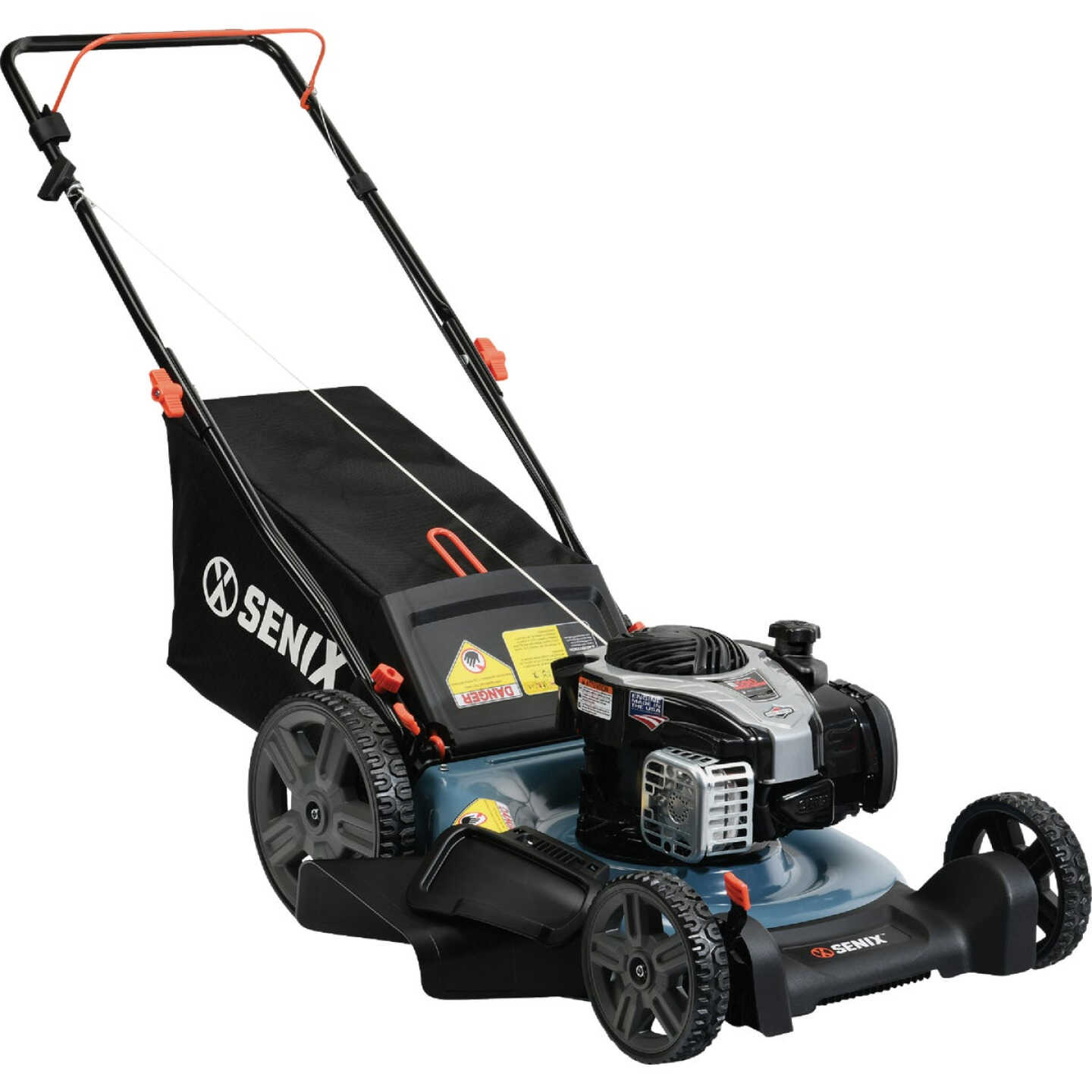 Senix 21 In. 140cc 4-Cycle 3-In-1 Push Gas Lawn Mower Image 1