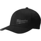 Milwaukee FlexFit Black Fitted Hat, S/M Image 1