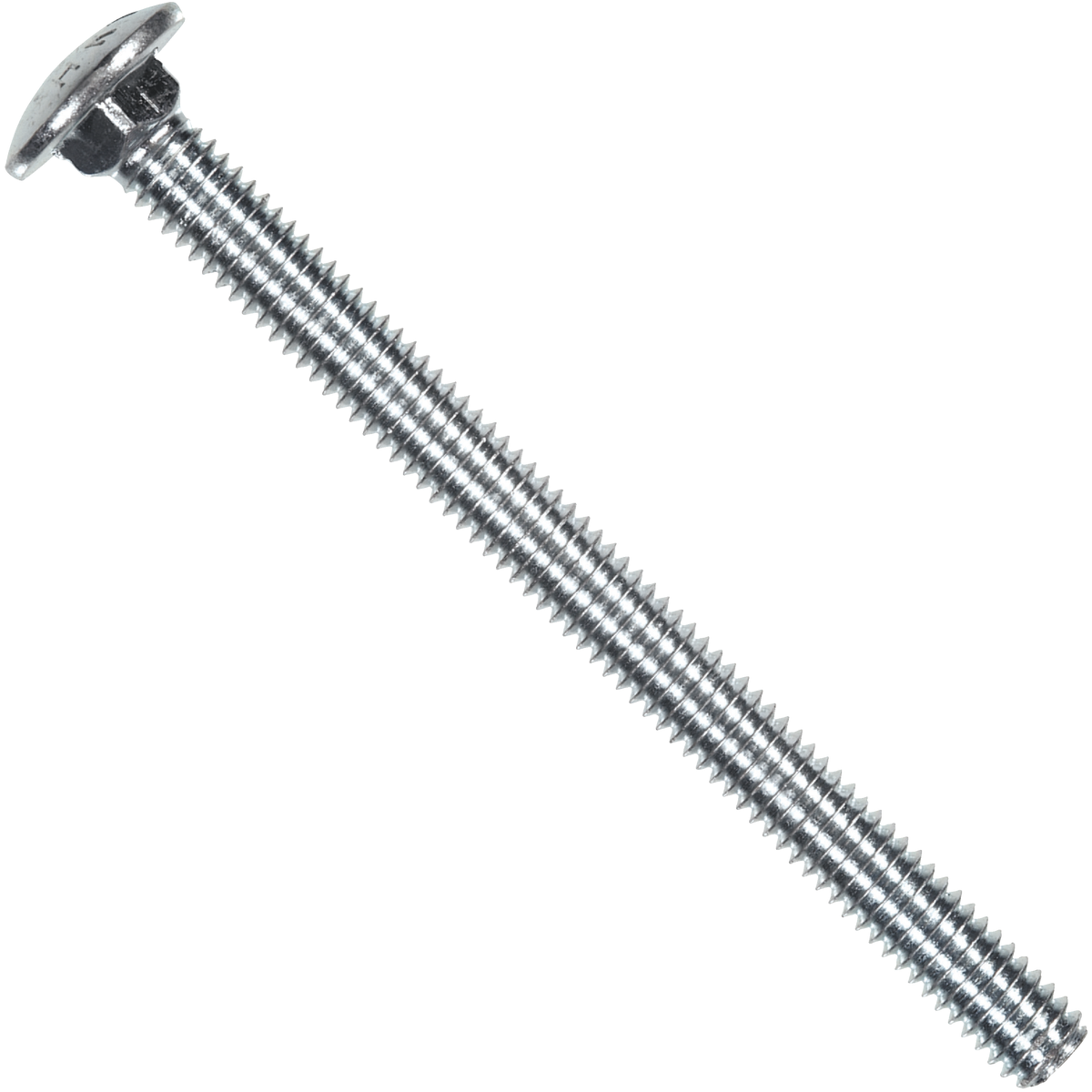 Hillman 3/8 In. x 2 In. Grade 2 Zinc Carriage Bolt (100 Ct.) Image 1