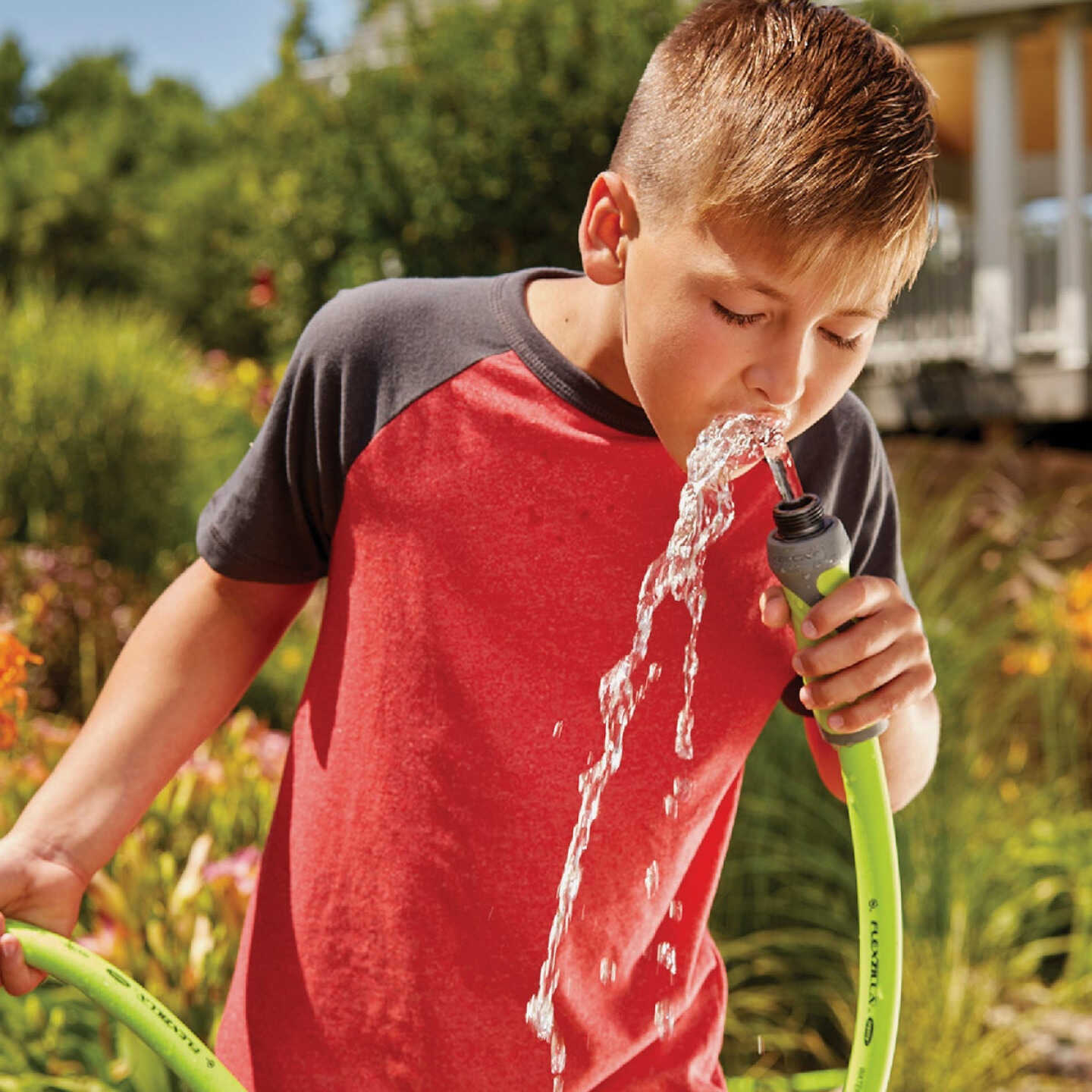 Flexzilla 5/8 In. Dia. x 75 Ft. L. Drinking Water Safe Garden Hose with SwivelGrip Connections Image 5