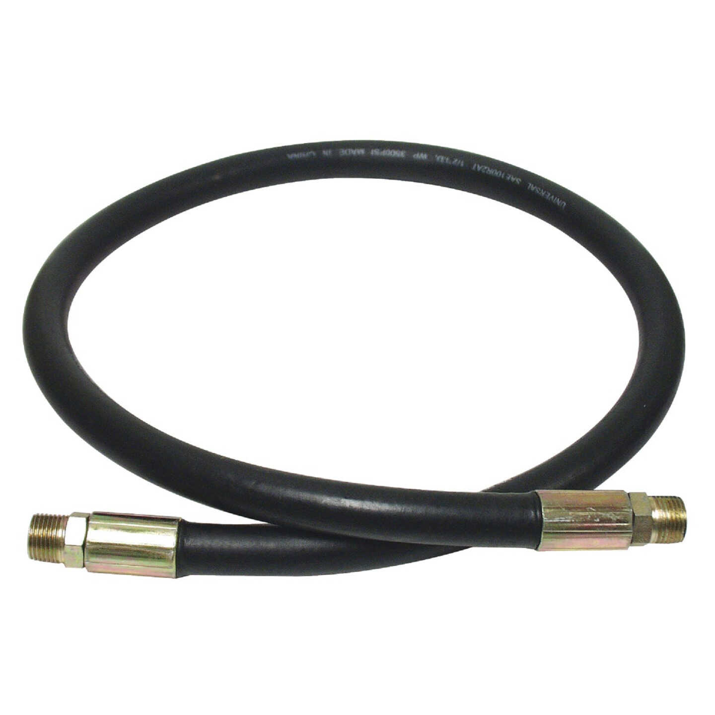 Apache 1/2 In. x 96 In. Male to Male Hydraulic Hose Image 1