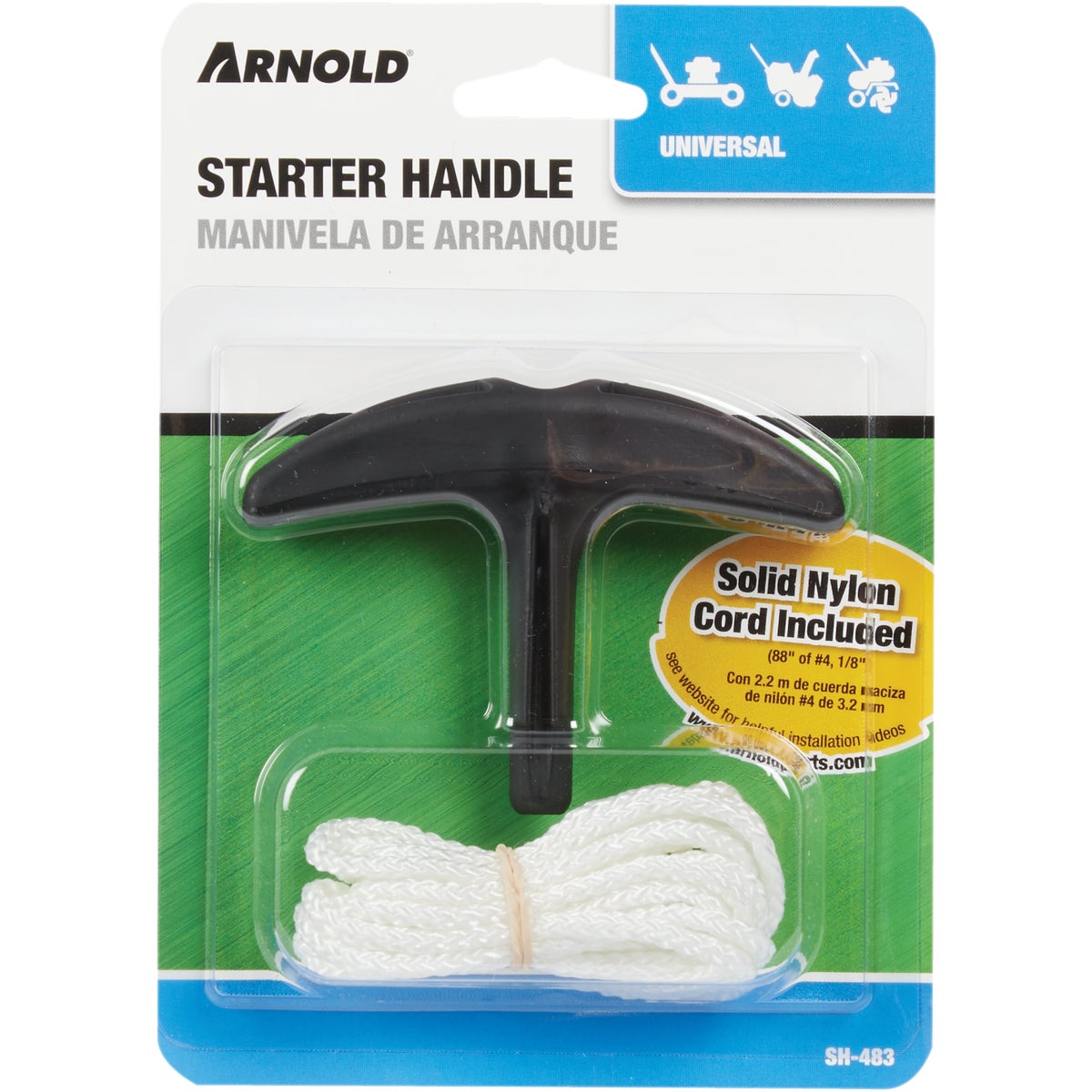 Arnold Engine Rubber Starter Handle & 88 In. Cord Image 2