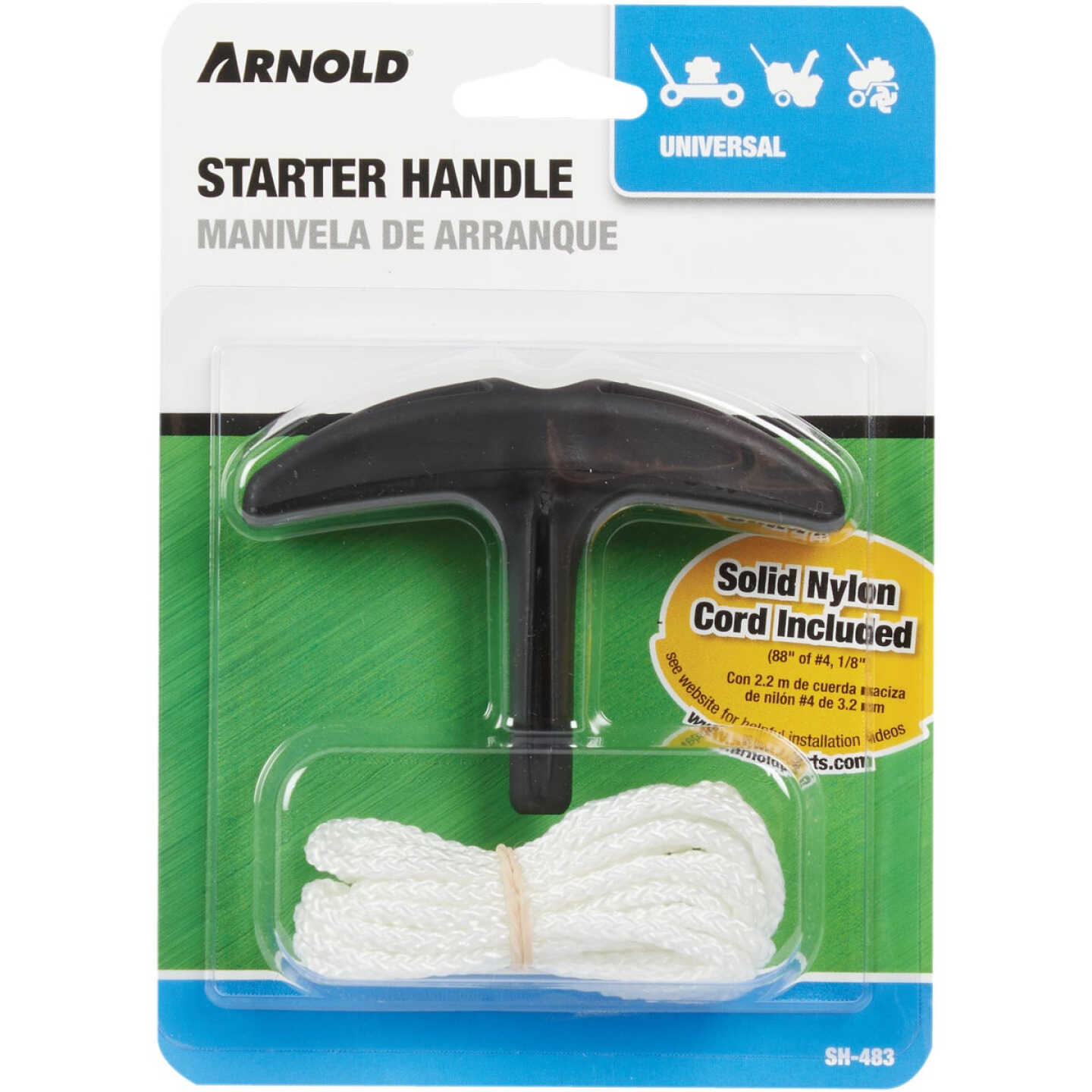 Arnold Engine Rubber Starter Handle & 88 In. Cord Image 2