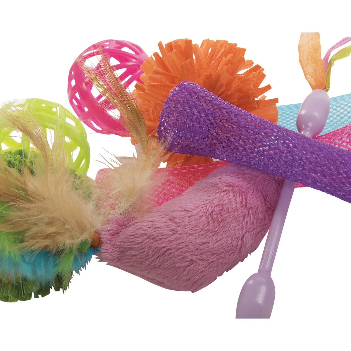SmartyKat Smarty Stash Variety Pack Cat Toy (13-Pack) Image 3