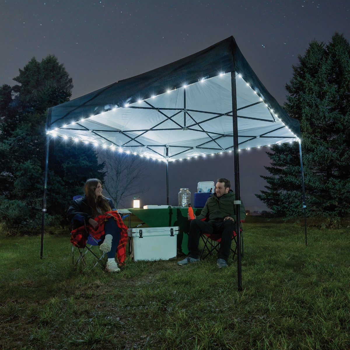 Brightz Canopybrightz 40 Ft. White LED Canopy Rope Light