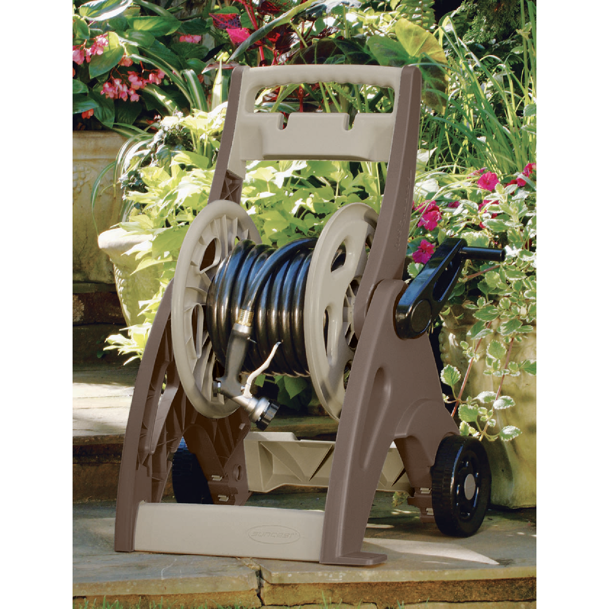 Suncast 175 Ft. x 5/8 In. Bronze Hosemobile Resin Hose Reel Image 2