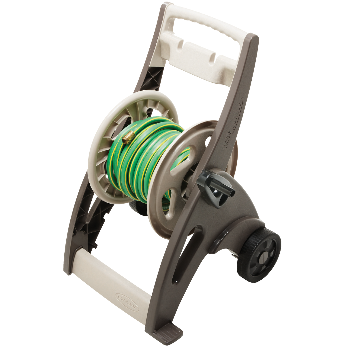 Suncast 175 Ft. x 5/8 In. Bronze Hosemobile Resin Hose Reel Image 4