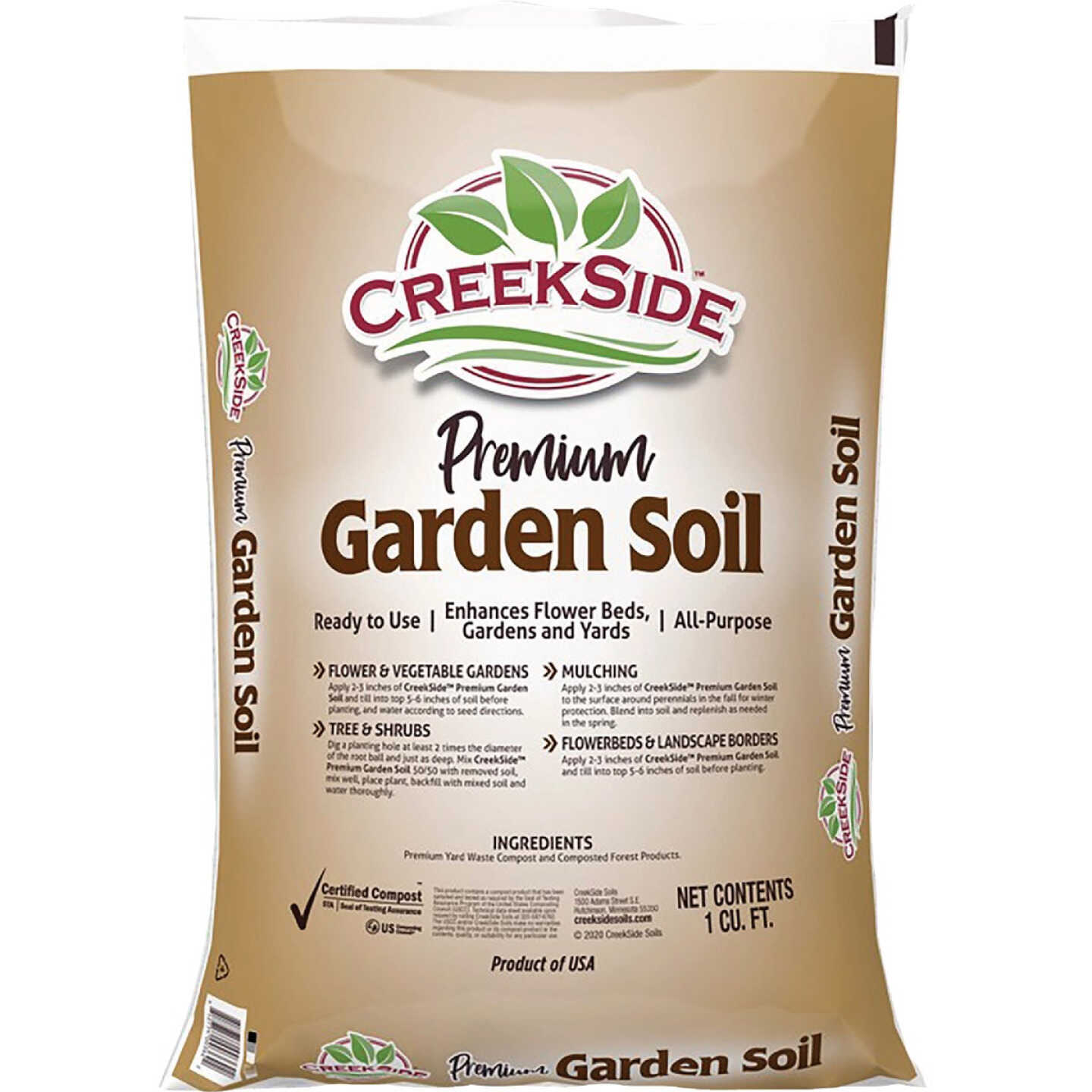 CreekSide 1 Cu. Ft. Premium Garden Soil Image 1