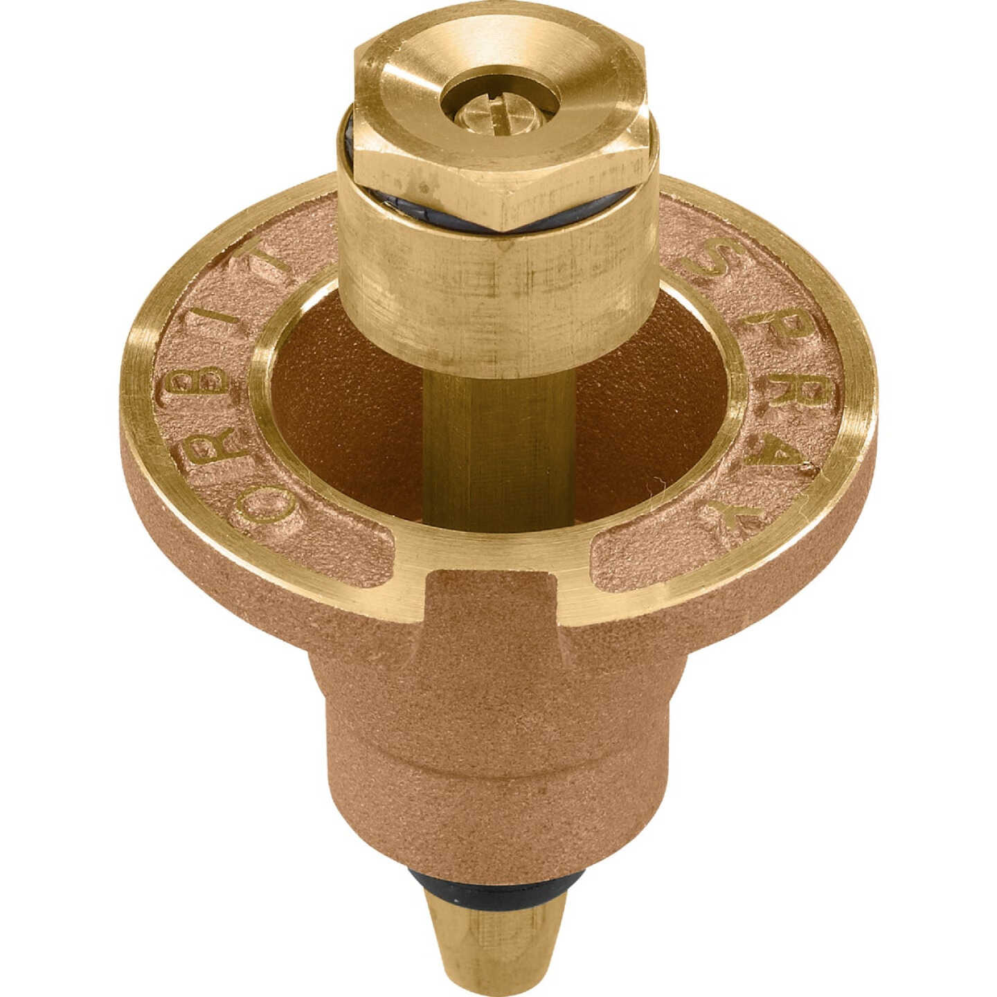 Orbit 1.75 In. Quarter Circle Brass Sprinkler Pop-Up Head Image 1