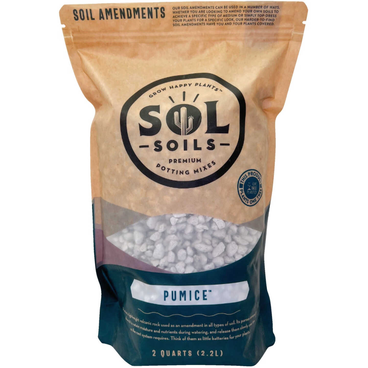 Sol Soils 2 Qt. Pumice Image 1