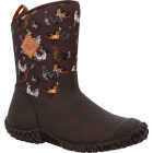 The Muck Boot Company Muckster II Women's Brown Chicken Print Mid Boot, Size 7 Image 1