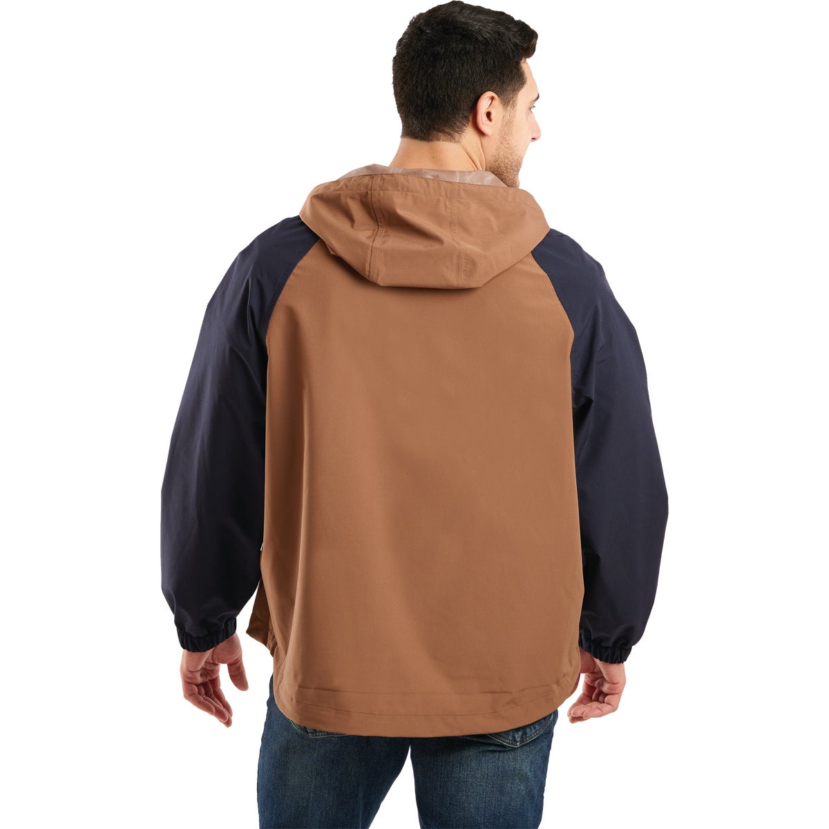Berne Weather Warrior Men's 2XL Navy Driftwood Packable Rain Jacket Image 3