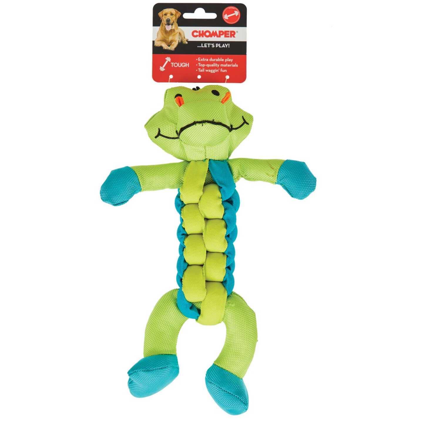 Boss Pet Chomper Twisterz Ballistic Braided Dog Toy Image 3