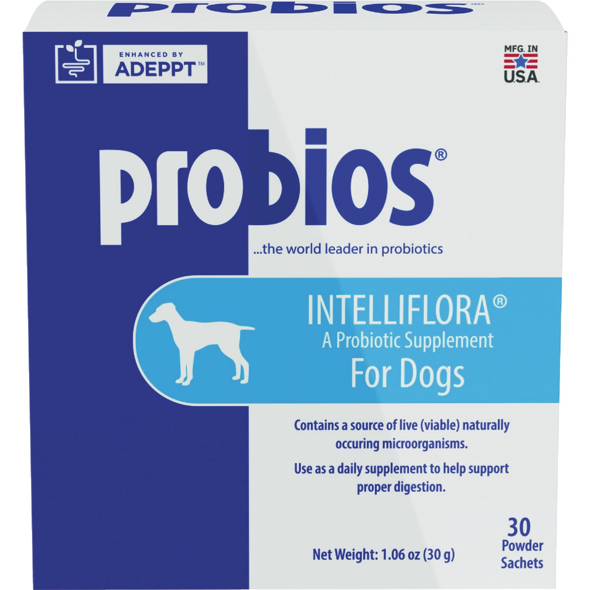 Probios Intelliflora Probiotic Dog Supplement (30-Count)