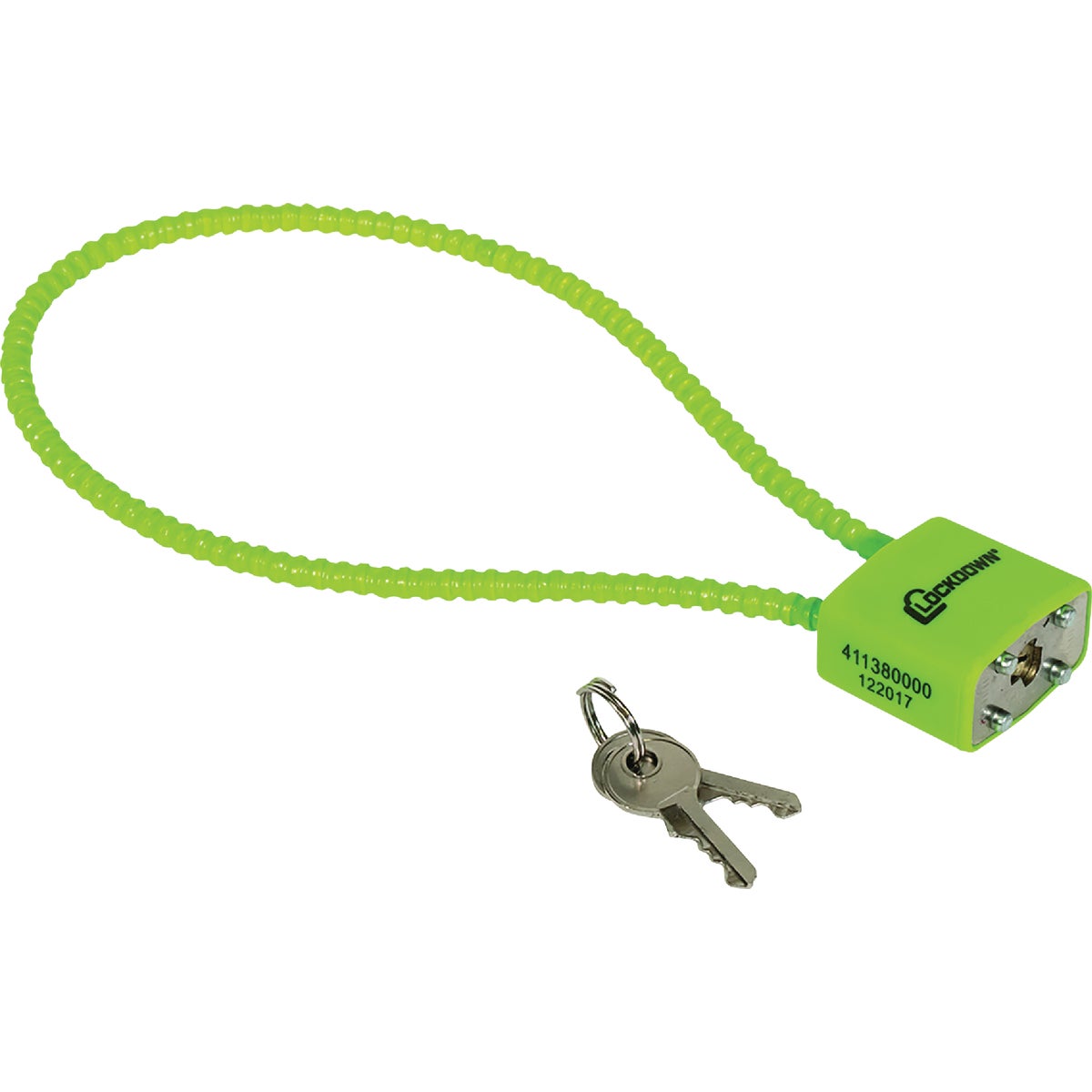 Lockdown 110149 Trigger 15 In. Lock Open With Key Green Firearm Fit