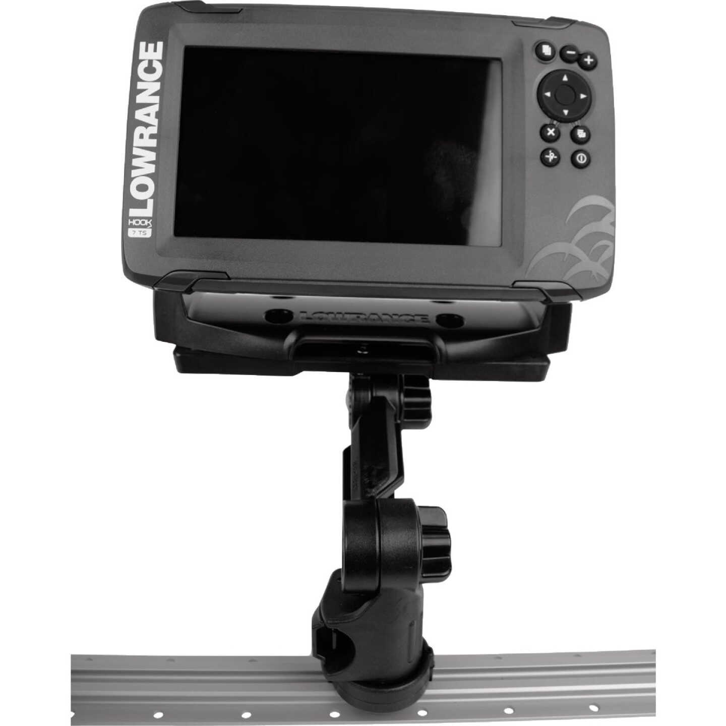 YakAttack Rectangular Fish Finder Mount with Track Mounted LockNLoad Mounting System Image 4