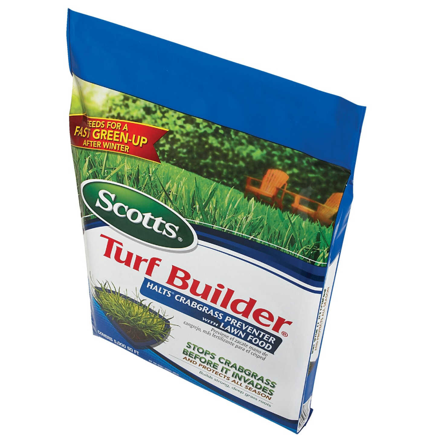 Scotts Turf Builder 13.35 Lb. 5000 Sq. Ft. Halts Crabgrass Preventer with Lawn Food Image 14