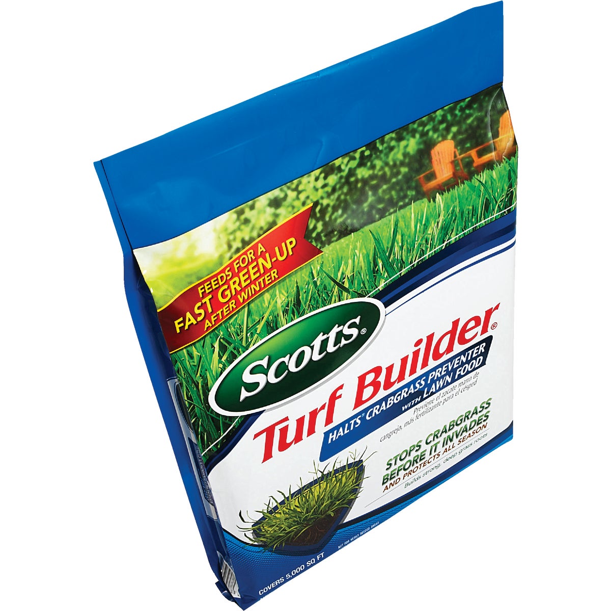 Scotts Turf Builder 13.35 Lb. 5000 Sq. Ft. Halts Crabgrass Preventer with Lawn Food Image 15