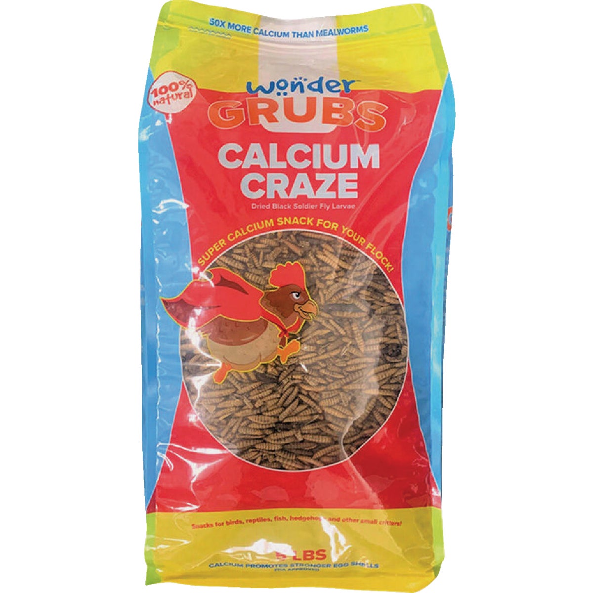 Wonder Grubs Calcium Craze 5 Lb. Black Soldier Fly Larvae