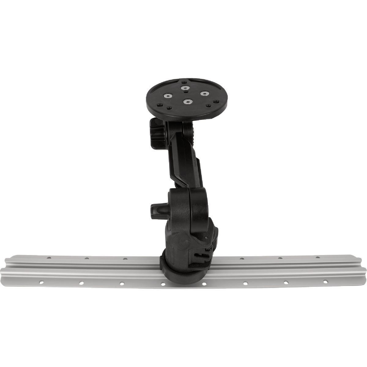 YakAttack Round Base Fish Finder Mount with Track Mounted LockNLoad Mounting System Image 2